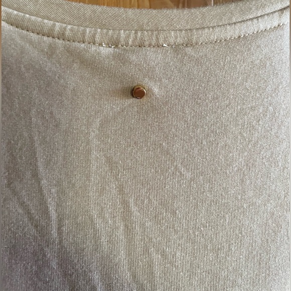 CUYANA DRAPE BACK DRESS in Dune - Picture 8 of 10